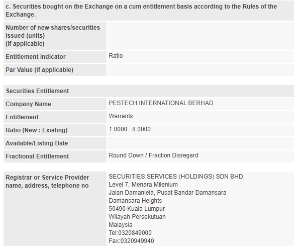 Announcement: Bonus Issue Warrant 261121 - 02
