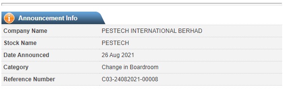Announcement: Change in Boardroom (Hoo Siew Lee) 260821 - 05