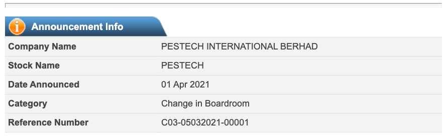 Announcement: Change in Boardroom (Ng Chee Hoong) 010421- 04
