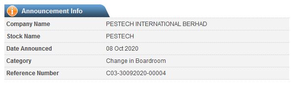 Announcement: Change in Boardroom (Paul Lim) - 04