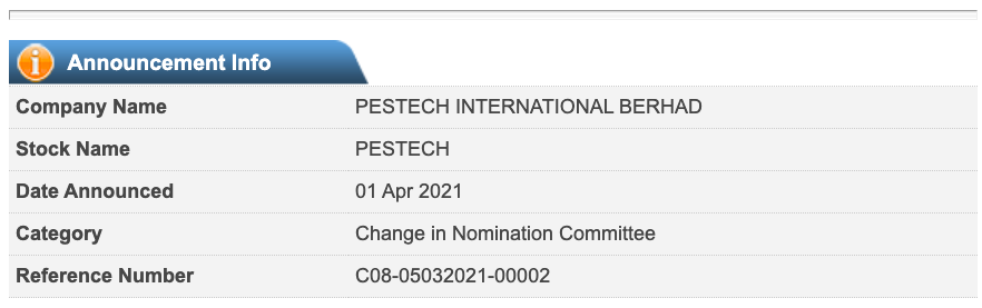 Announcement: Change in Nomination Committee (Ng Chee Hoong) 010421 - 02