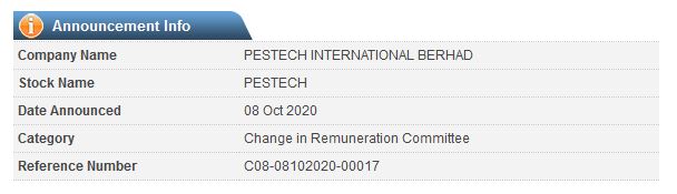 Announcement: Change in Remuneration Committee (Lee Ting Kiat) - 02