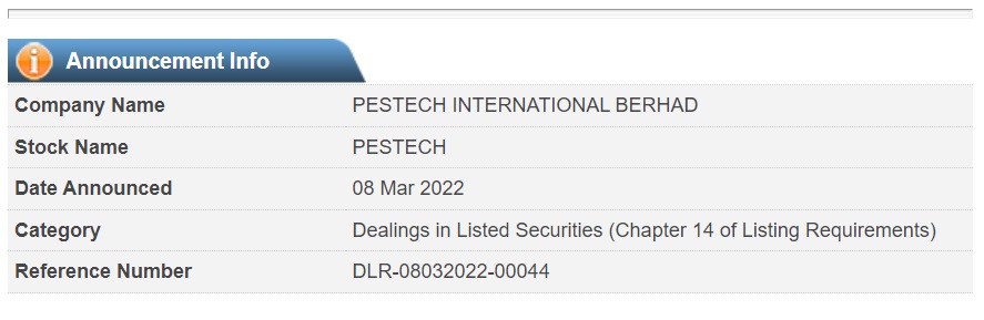 Announcement: Dealings Outside Closed Period 080322 - 02