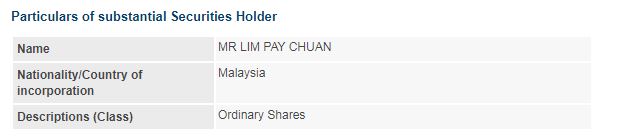 Announcement: Change in Substantial Shareholder's Interest - 01