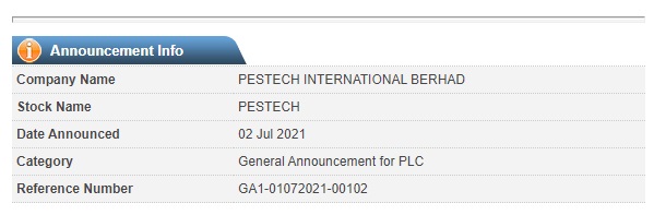 Announcement: Dealing During Closed Period 020721 - 01