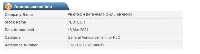 Announcement: Dealing During Closed Period 18032021 - 01