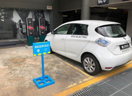PESTECH EV Charger Station at DPulze Shopping Mall, Cyberjaya