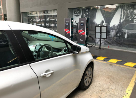 PESTECH EV Charger Station at DPulze Shopping Mall, Cyberjaya