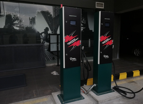 PESTECH EV Charger Station at DPulze Shopping Mall, Cyberjaya