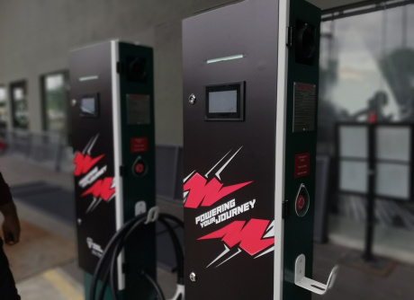 PESTECH EV Charger Station at DPulze Shopping Mall, Cyberjaya