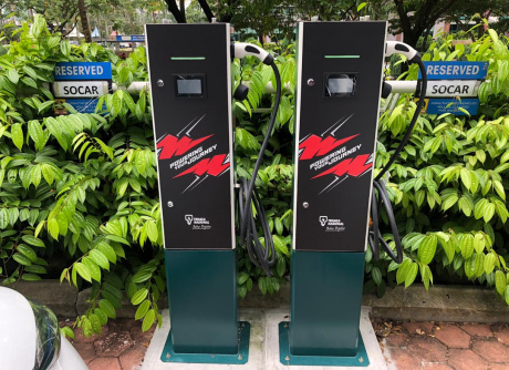 PESTECH EV Charger Station at Shaftsbury Square, Cyberjaya
