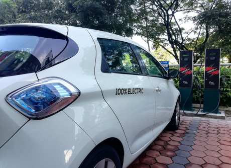 PESTECH EV Charger Station at Shaftsbury Square, Cyberjaya