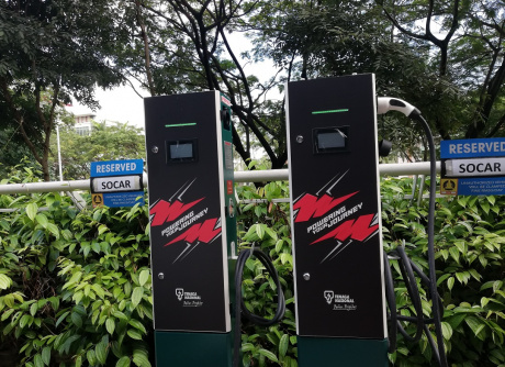 PESTECH EV Charger Station at Shaftsbury Square, Cyberjaya