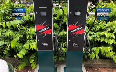 PESTECH EV Charger Station at Shaftsbury Square, Cyberjaya